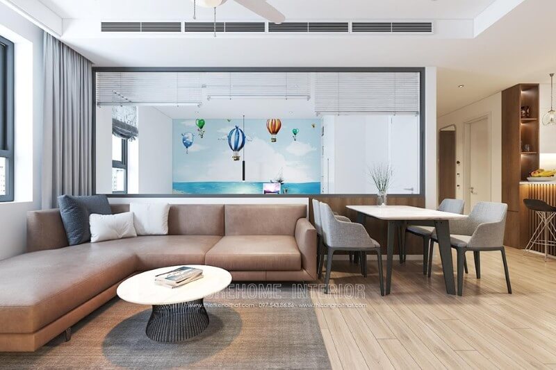 Thiết kế nội thất phòng khách chung cư đẹp Thiết kế phòng khách chung cư