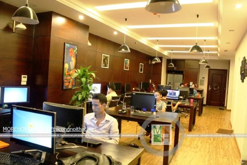 Thi công nội thất phòng làm việc tại Royal City - A. Tuấn