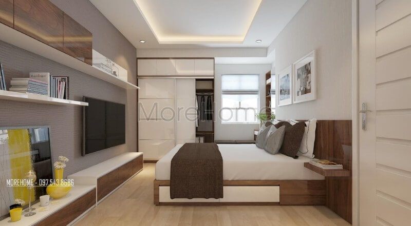 Tranh treo tường Canvas cũng là sự lựa chọn không tồi cho không gian phòng ngủ của bạn phải không nào