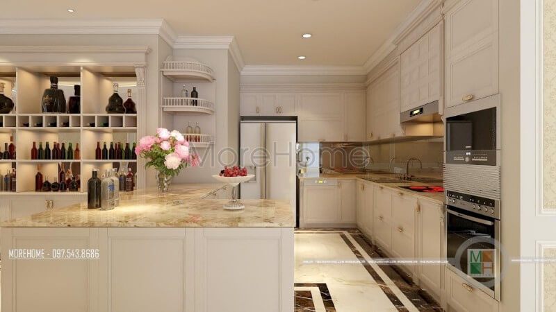 .
Tủ kệ đựng rượu được chia thành nhiều ngăn hợp lí giúp cho chủ nhà có thể lưu trữ và phân loại rượu của họ dễ dàng hơn.